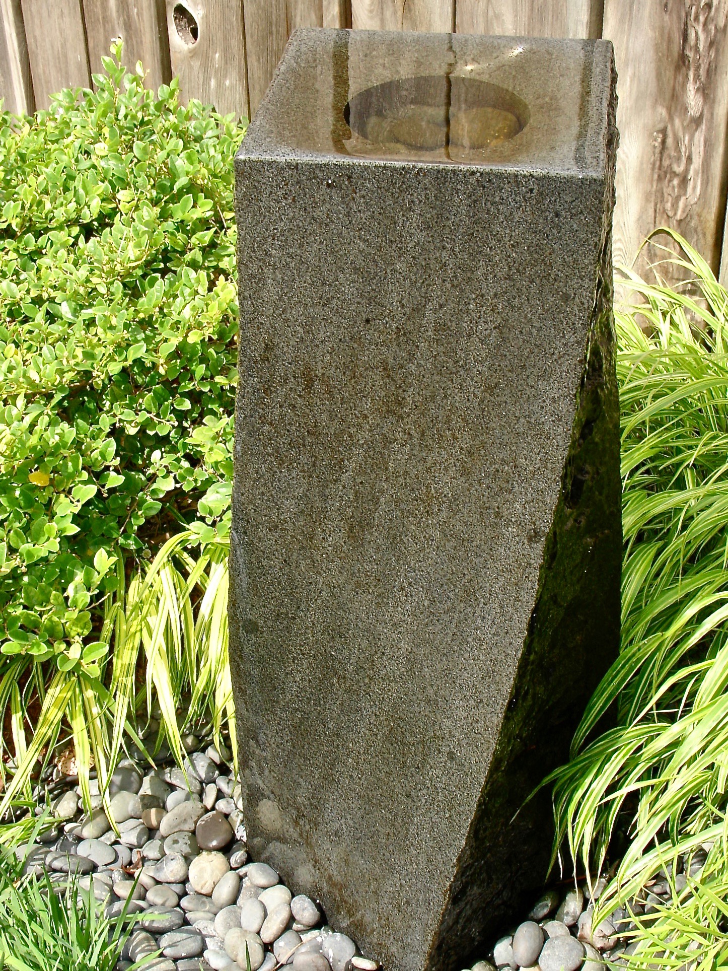 A Verticle Stone Fountain