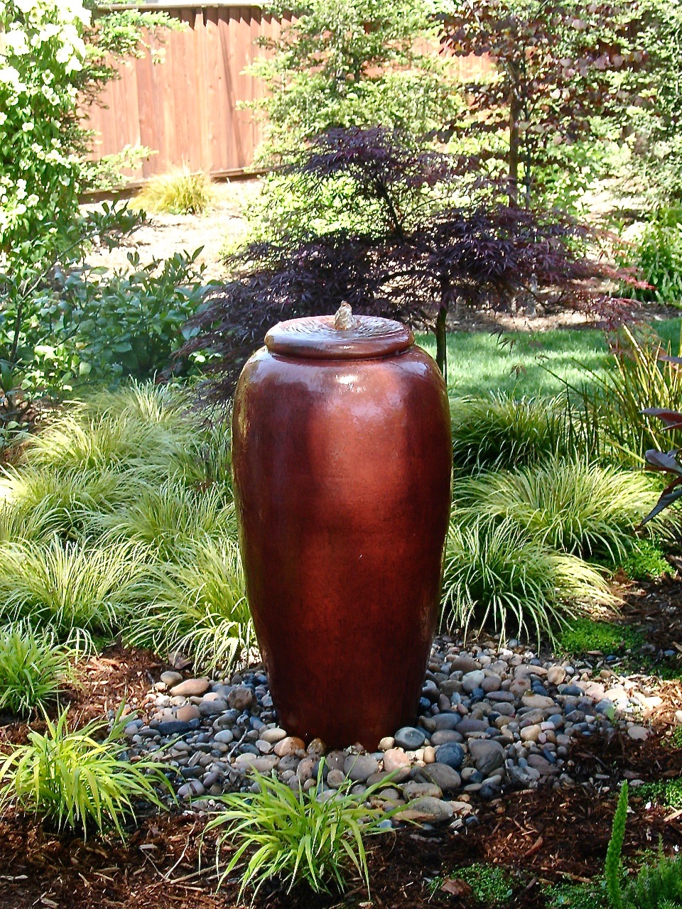 A Vertical Clay Fountain