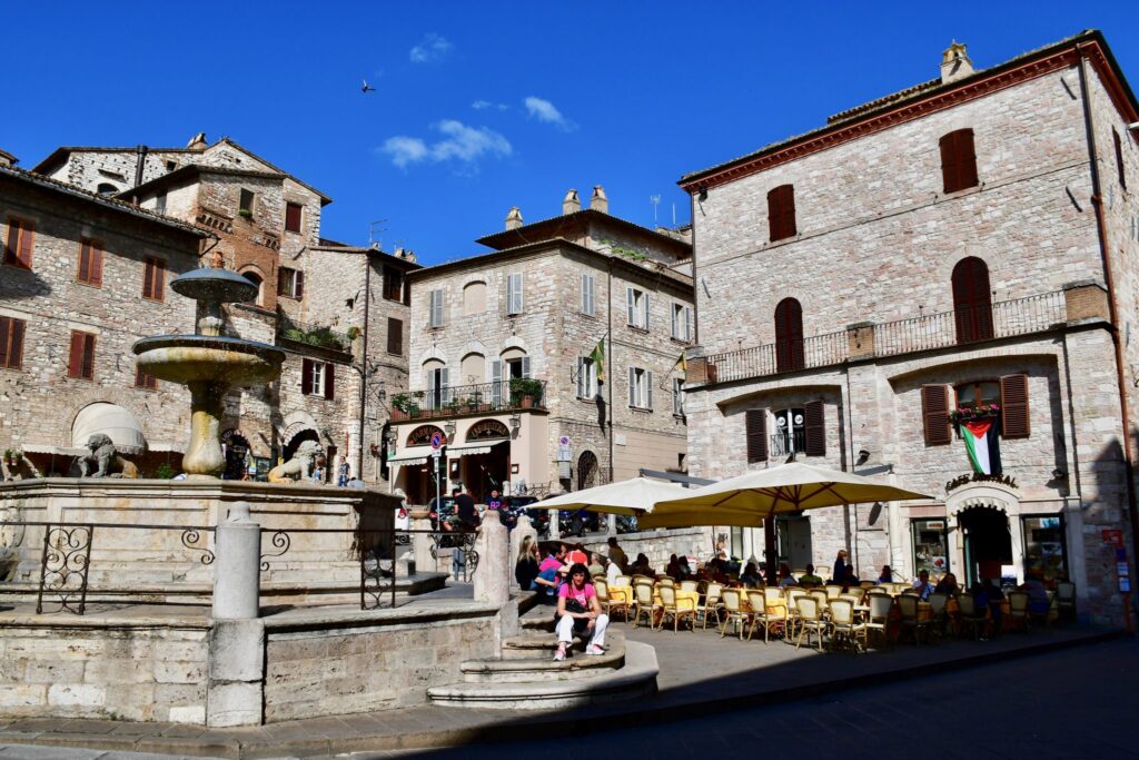 Central Piazza in Assisi