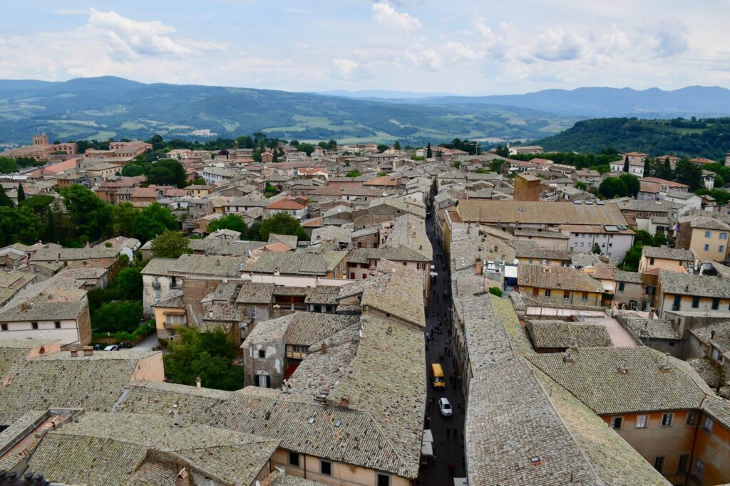 Town of Orvieto from the Belltower