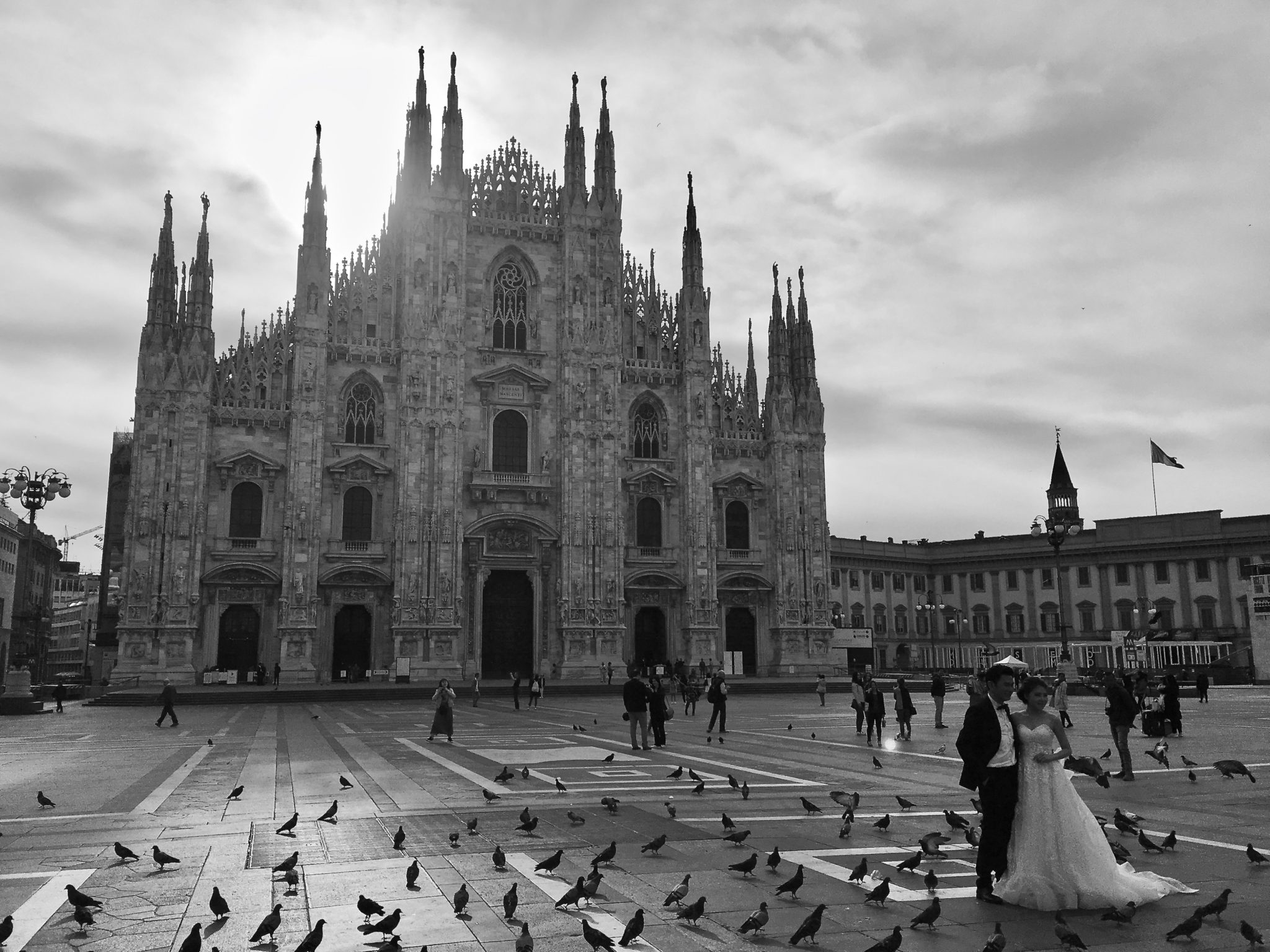 The Duomo in Milano, Italy